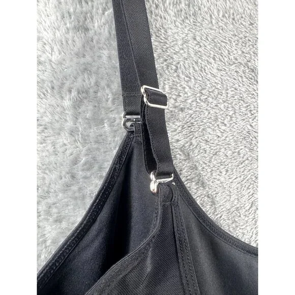 Shapermx Womens Tummy Control Bodysuit Shapewear Adjustable Straps Black XL - Picture 4 of 13